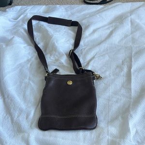 Coach Brown Leather Crossbody bag